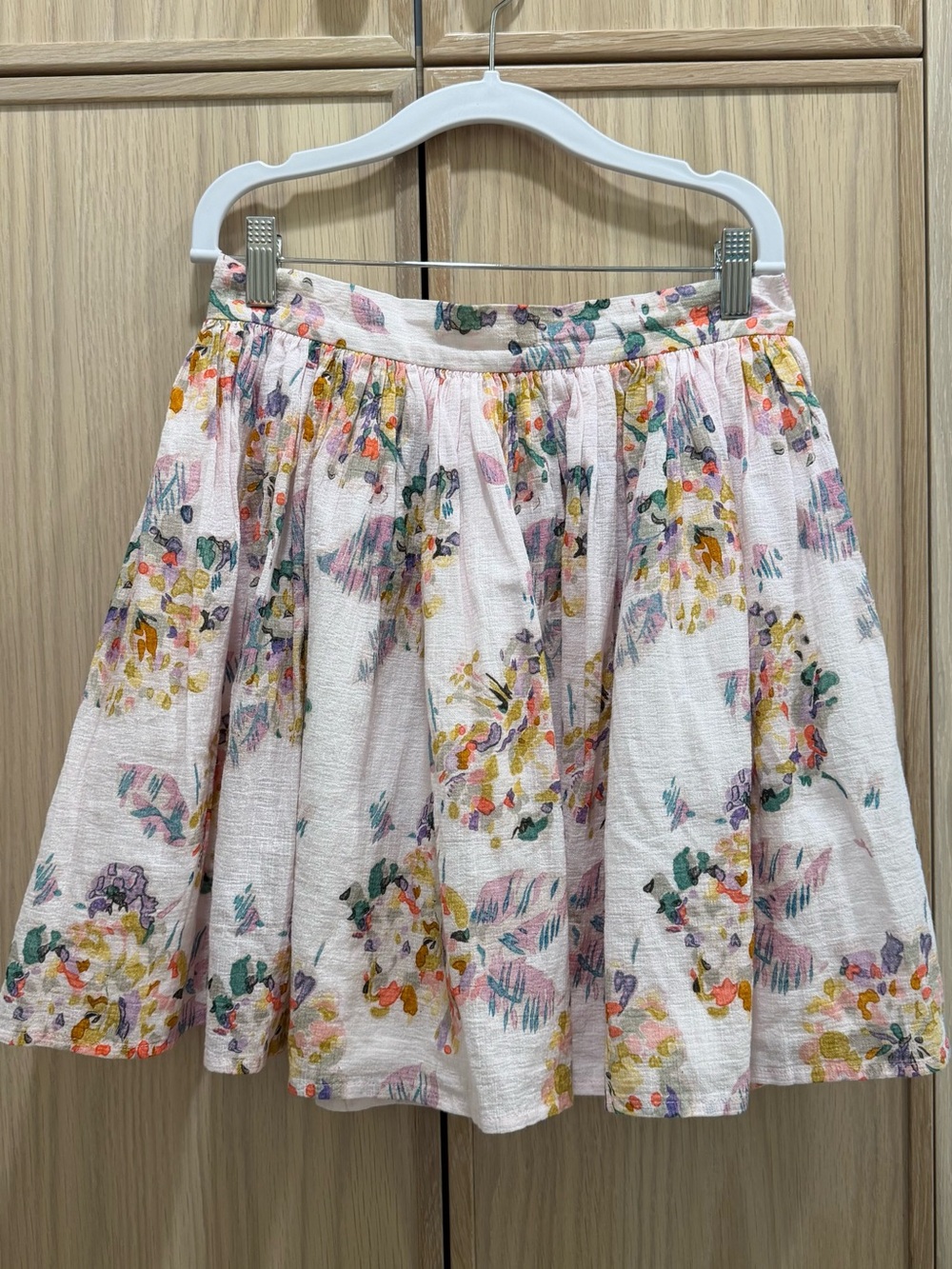 Morley Pink Floral Gathered Skirt